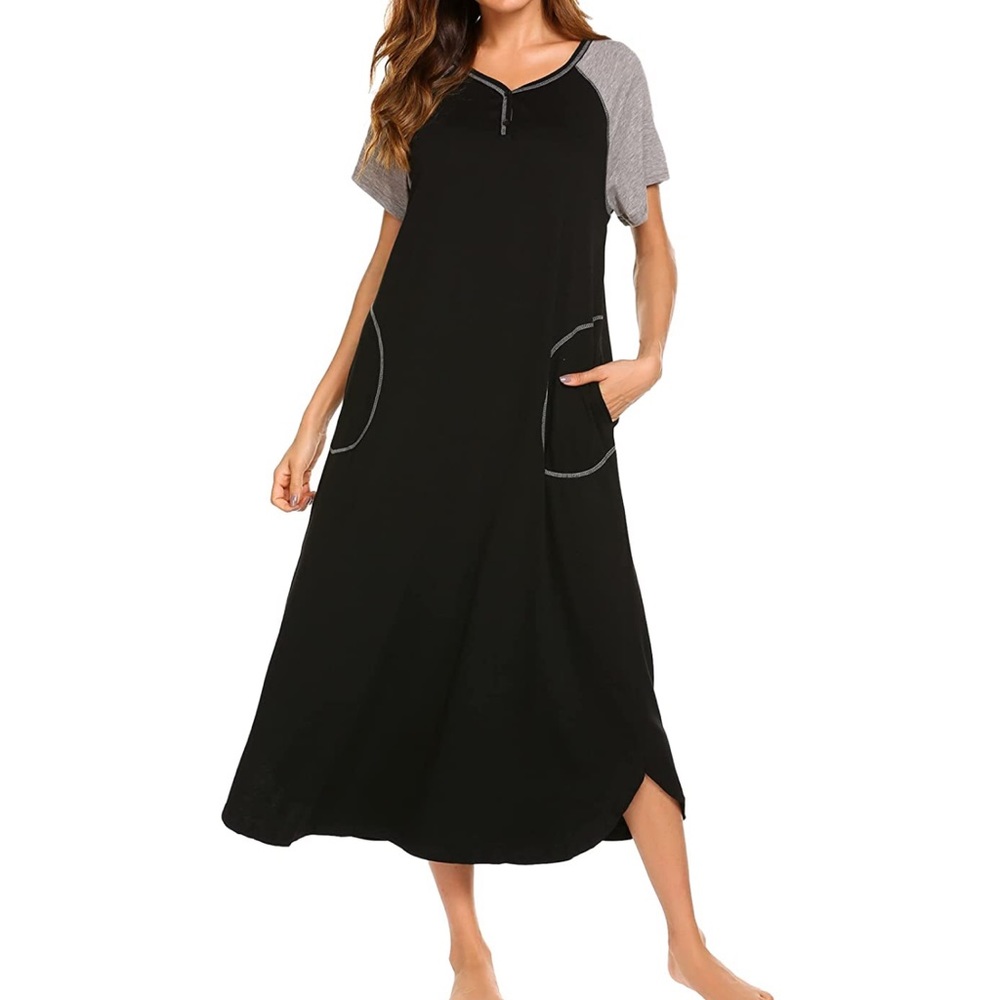 📦 Black sleep dress (1-S | 6-XL | 12-XXL)
